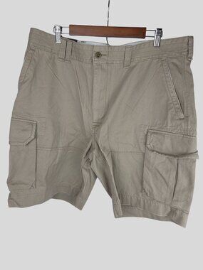 Polo Ralph Lauren Core Replen Cargo Shorts Hudson Tan Size 40 Flat Front Men NWT